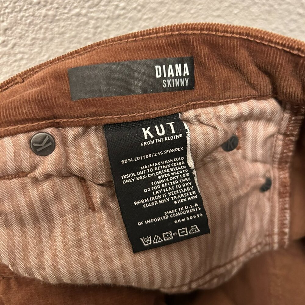 NWT Kut from the Kloth Diana Corduroy Pants - Picture 6 of 8